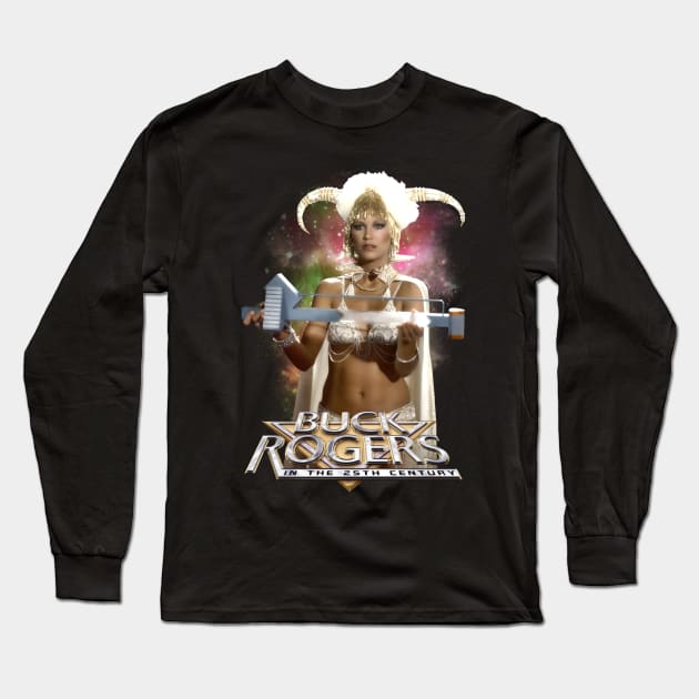 buck rogers princess ardala wepon Long Sleeve T-Shirt by cezzaneartist